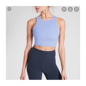 Athleta D/DD Conscious Crop, Periwinkle